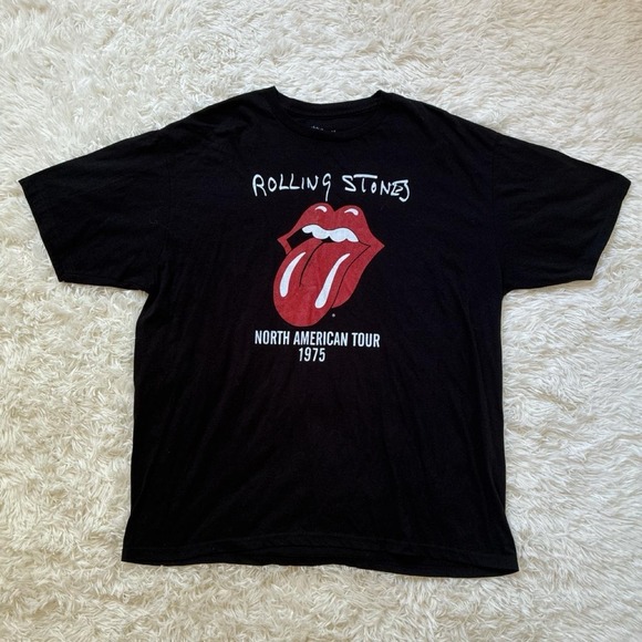 the Rolling Stones Other - Retro Grunge Punk Rock The Rolling Stones black cotton t-shirt Size XXL